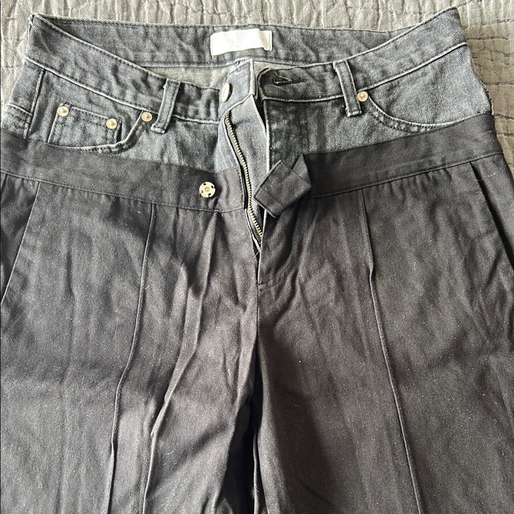 Stylish Black and Gray Pants